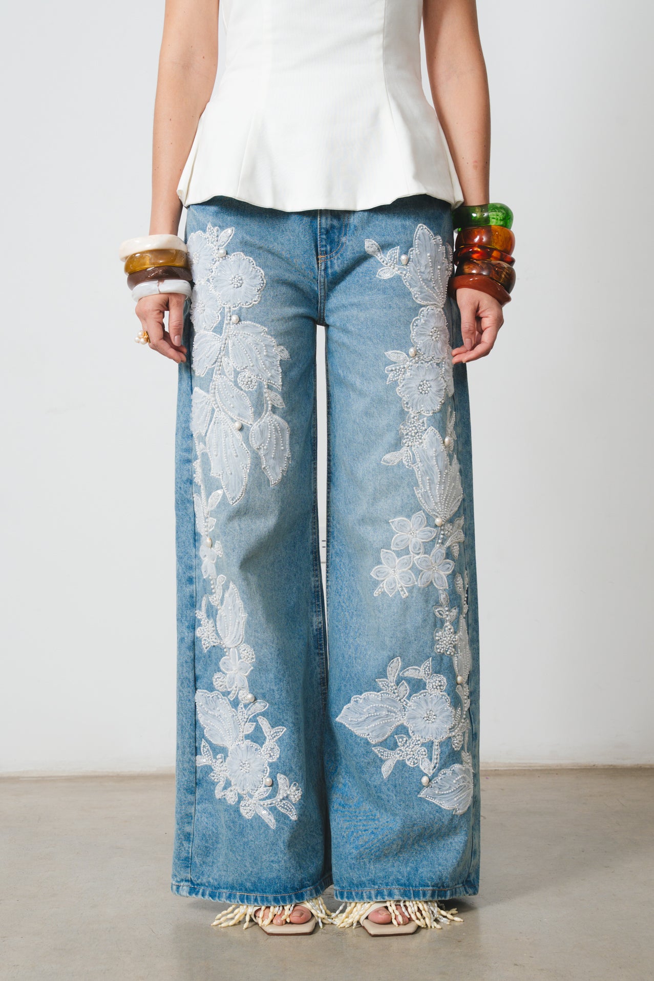 Denim Flor de Invierno