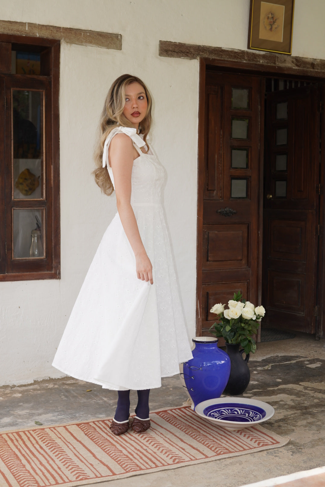 Vestido Lienzo Ojalillo