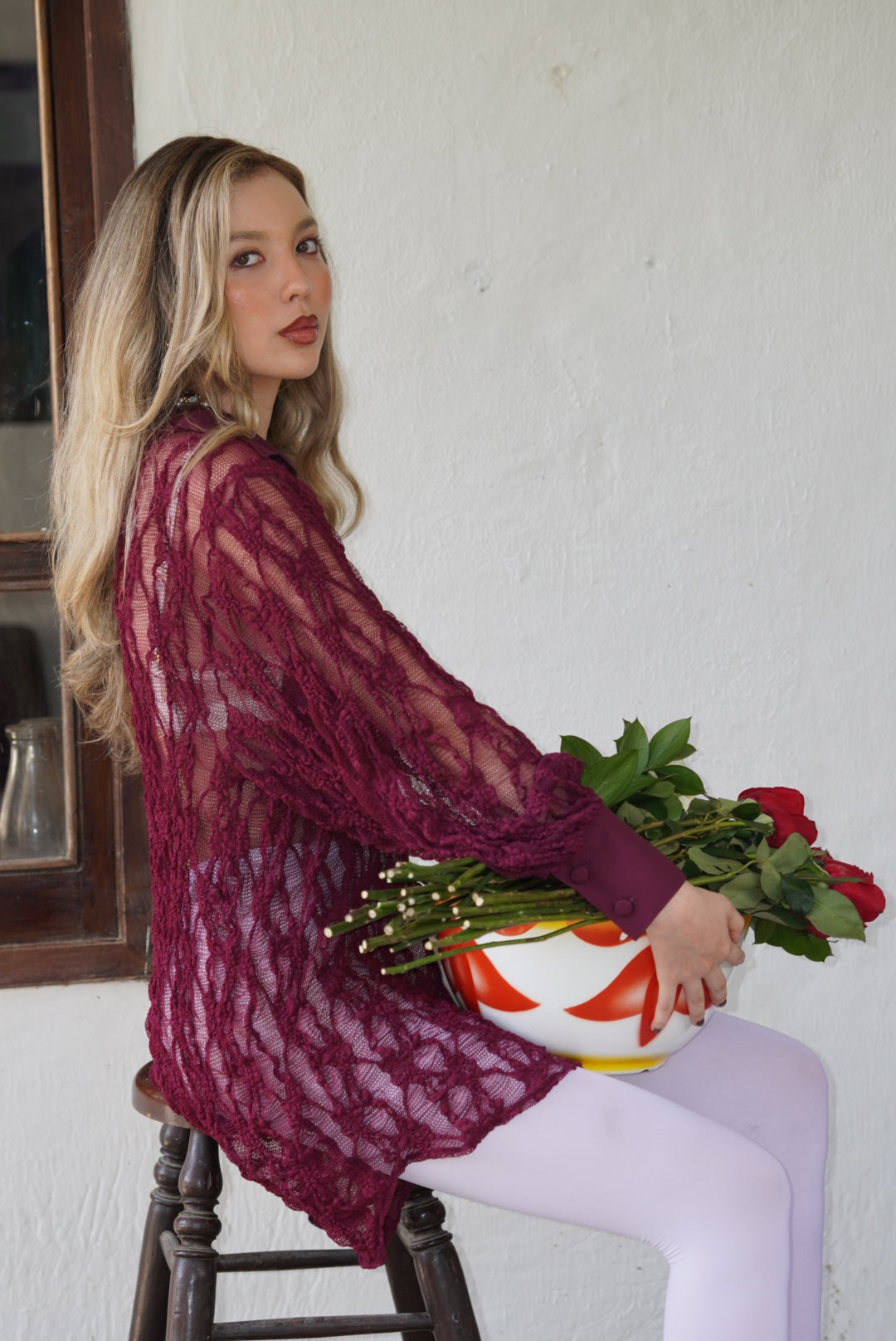 Camisera Telar Borgoña