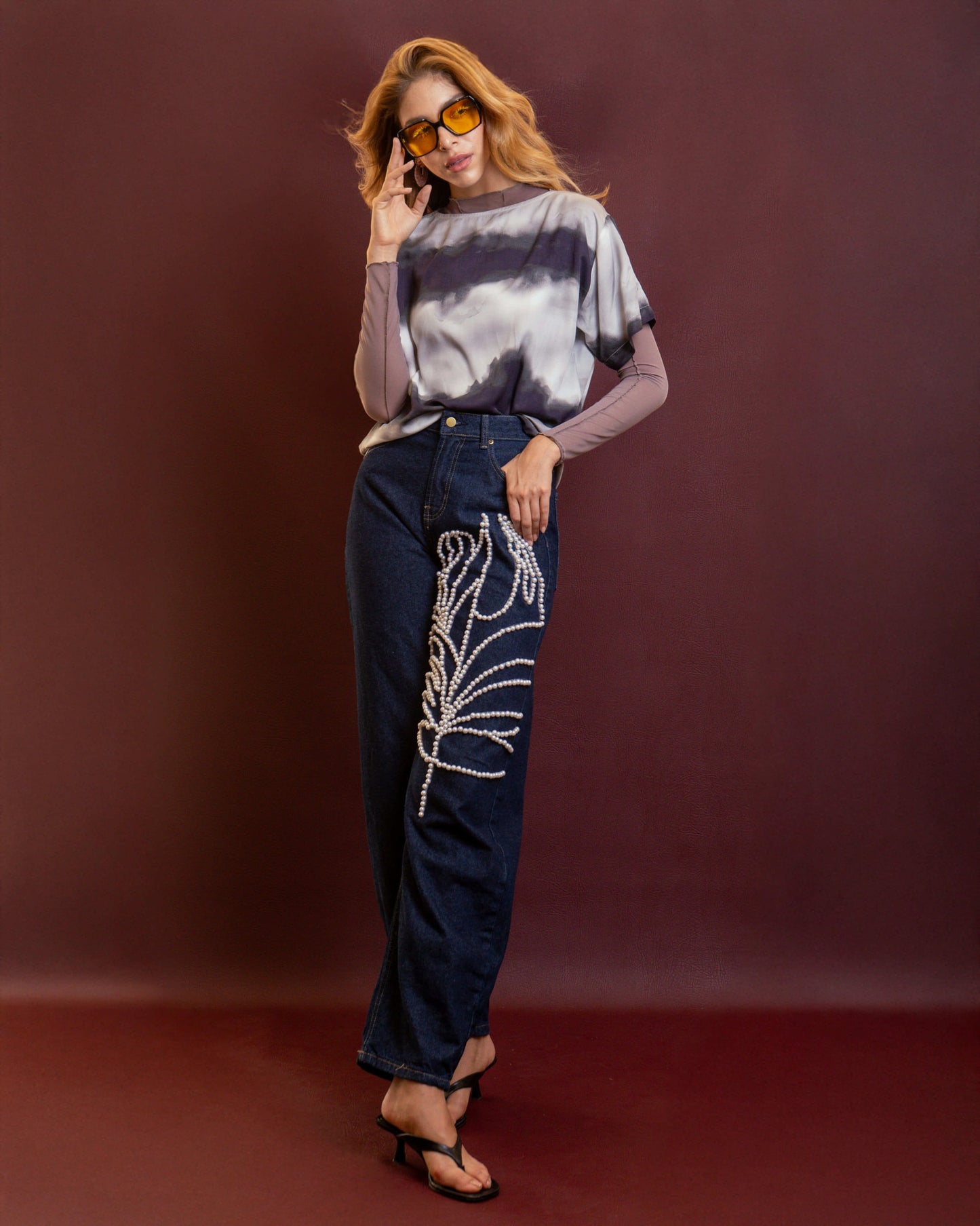 Denim Hoja Rota