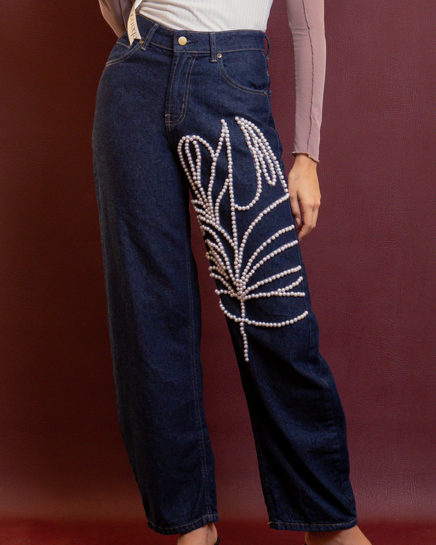 Denim Hoja Rota