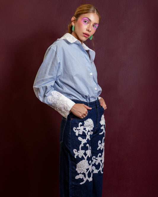 Camisera Baby Blue